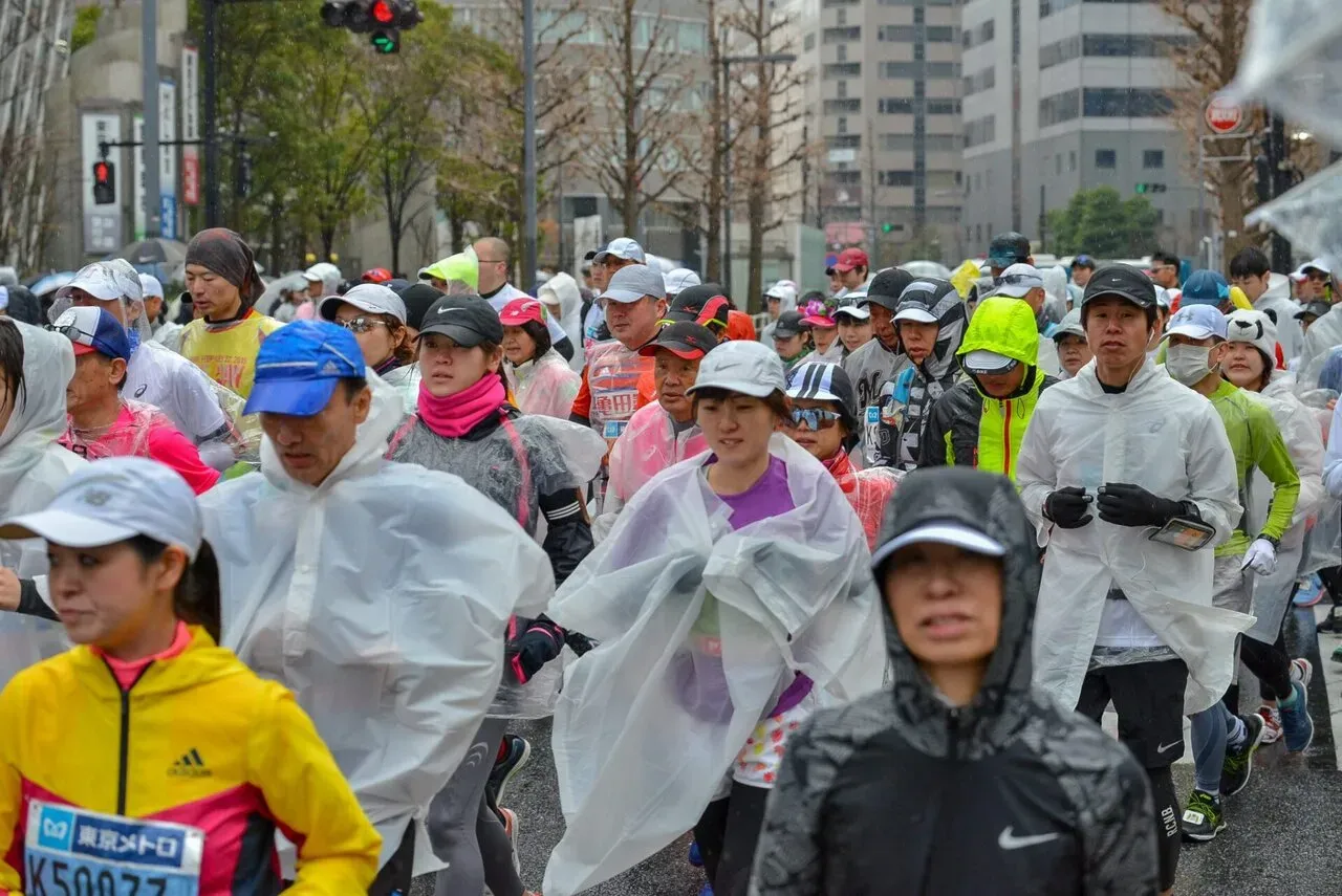 スタート直後のランナー集団1