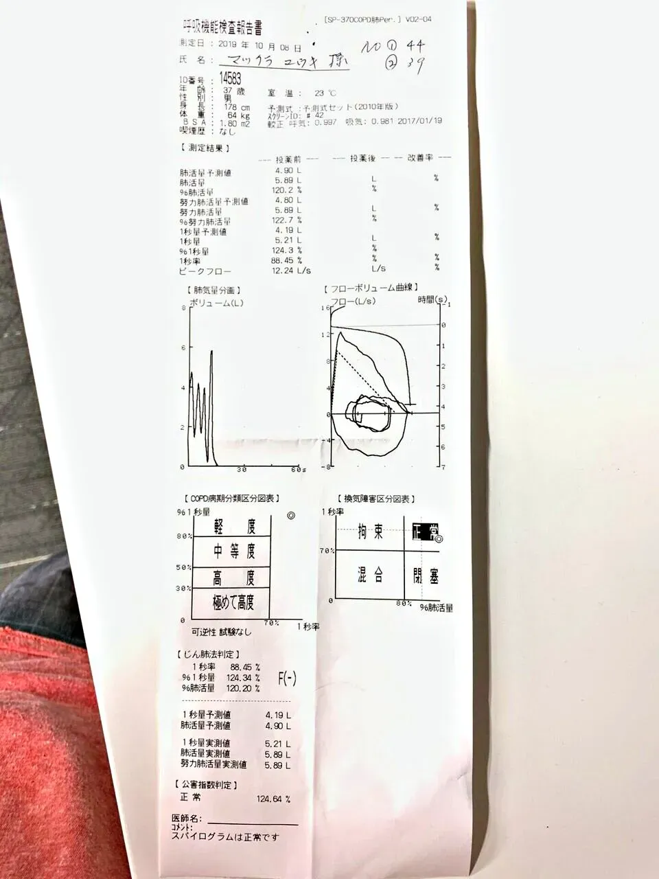 呼吸器官のテスト 2回目