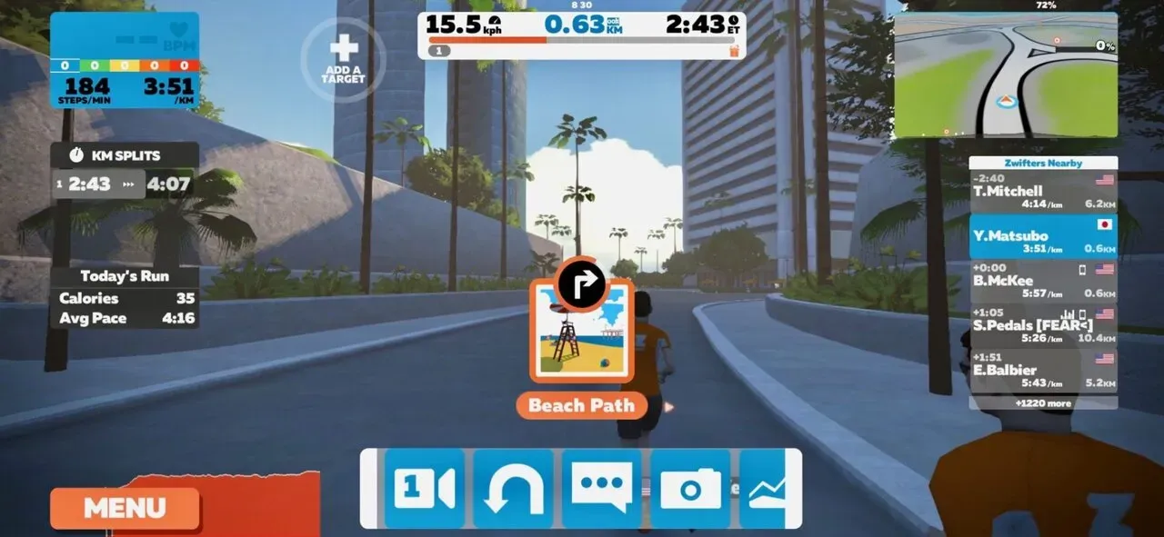 Zwiftでランニングをやってみた - 画像9