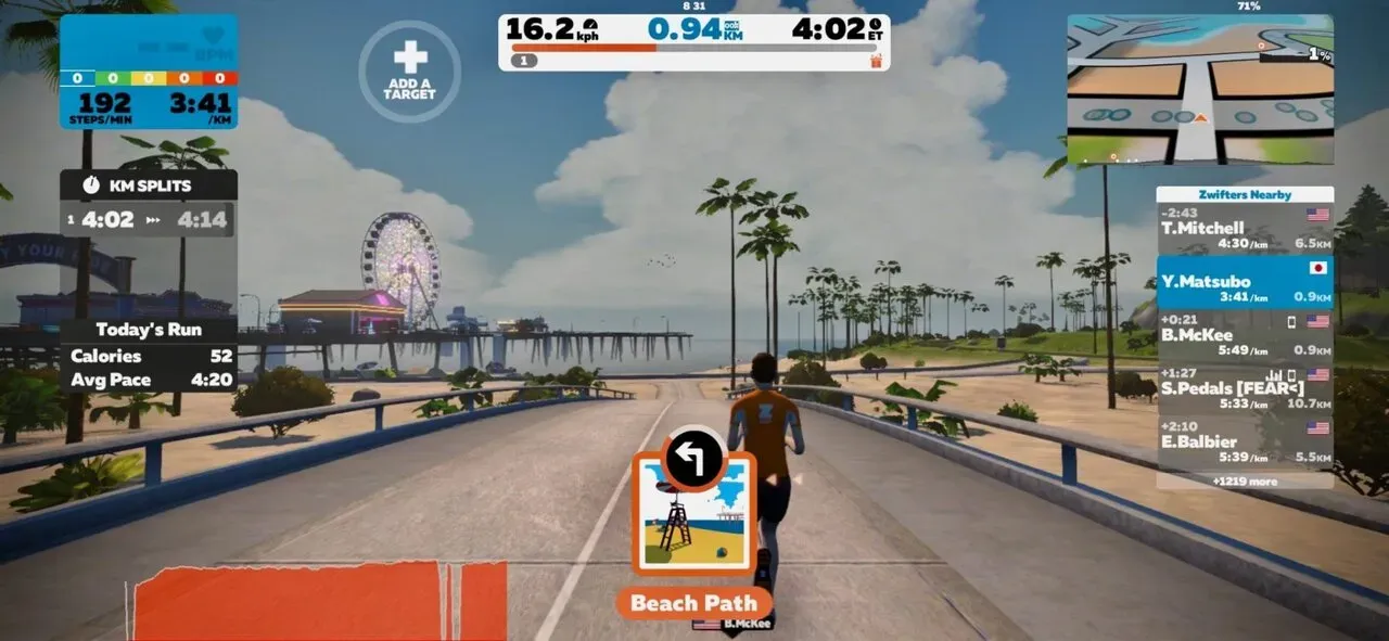 Zwiftでランニングをやってみた - 画像11