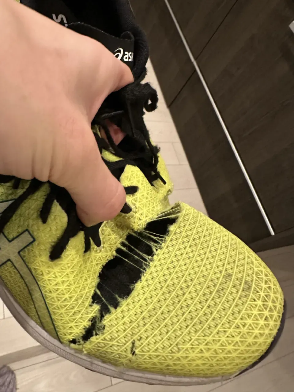 ASICS LYTERACER 4のアッパーは耐久性が低い！ - 画像10