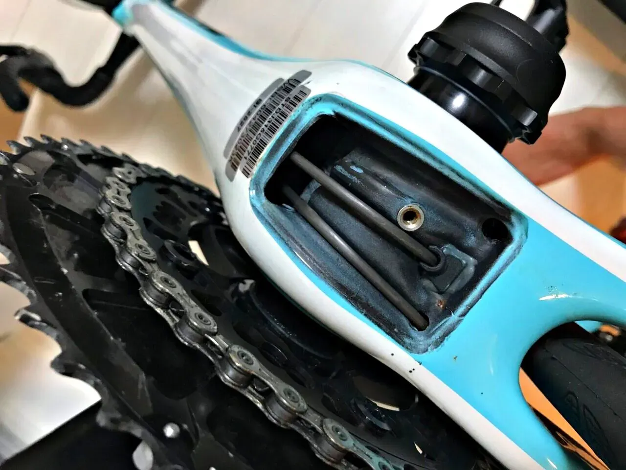 Specialized tarmacシフトケーブル交換