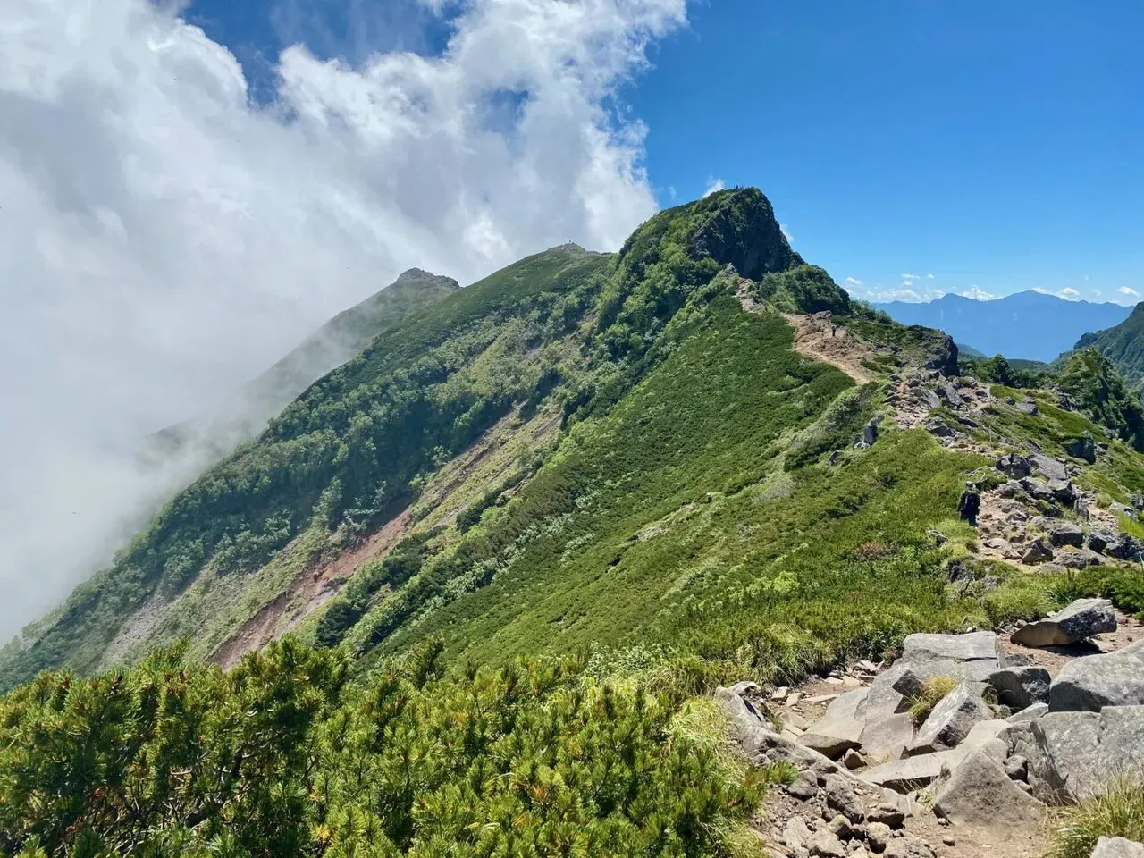 八ヶ岳の南の方(硫黄岳、天狗岳、赤岳、横岳)をトレラン - 画像51