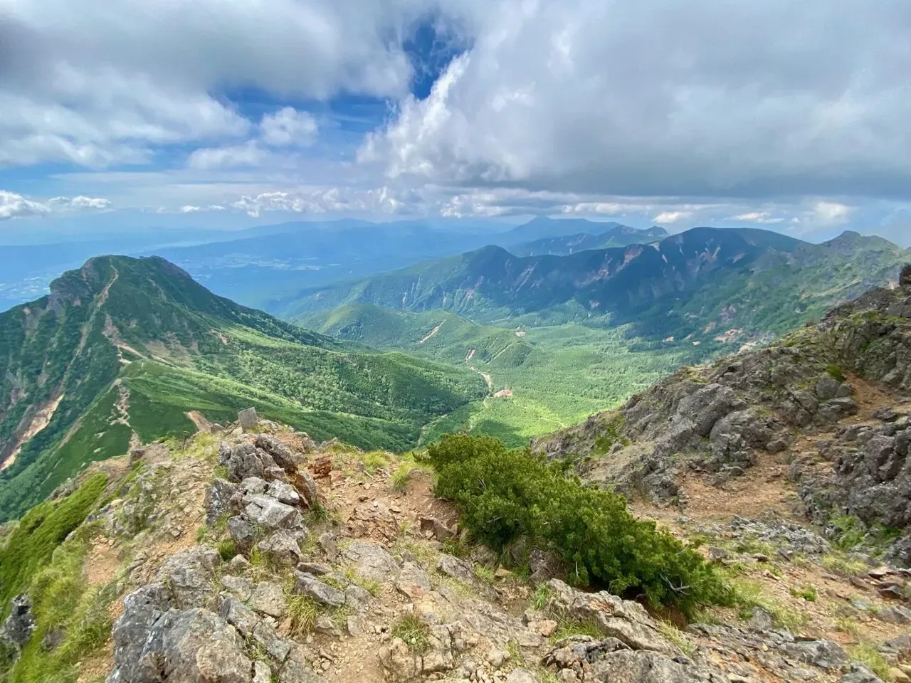 山頂からの360度パノラマ