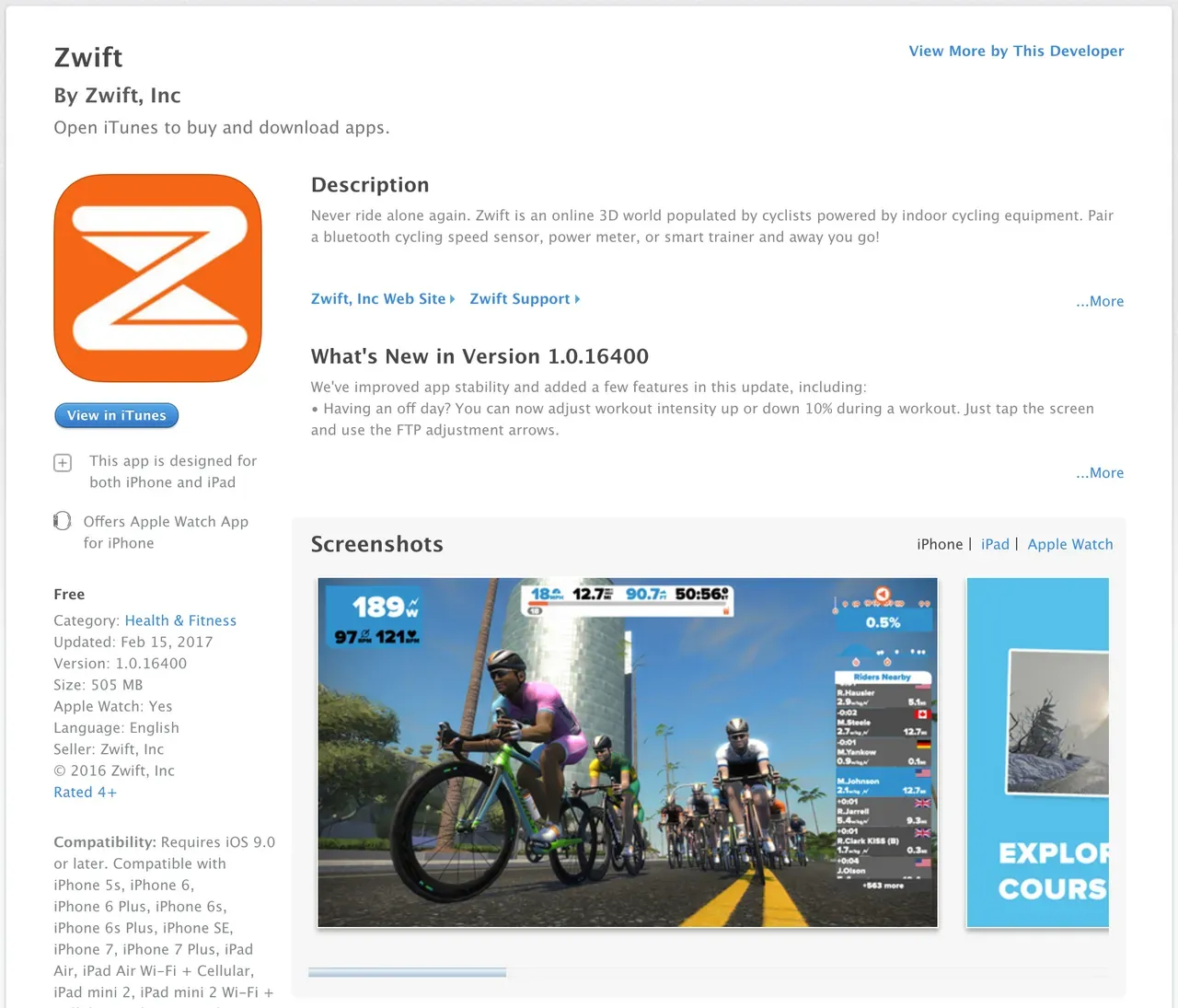 zwiftがiOSに対応して超便利！ - 画像1