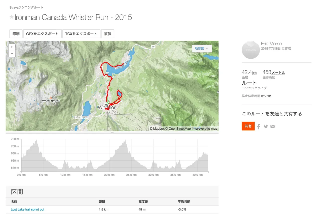 IRONMAN Canada 2017 調査編 - 画像2