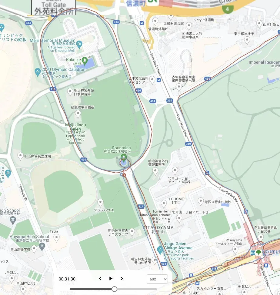 Garmin Forerunner 965と2バンドGPS受信の精度をレビュー。かなり高精度！ - 画像6