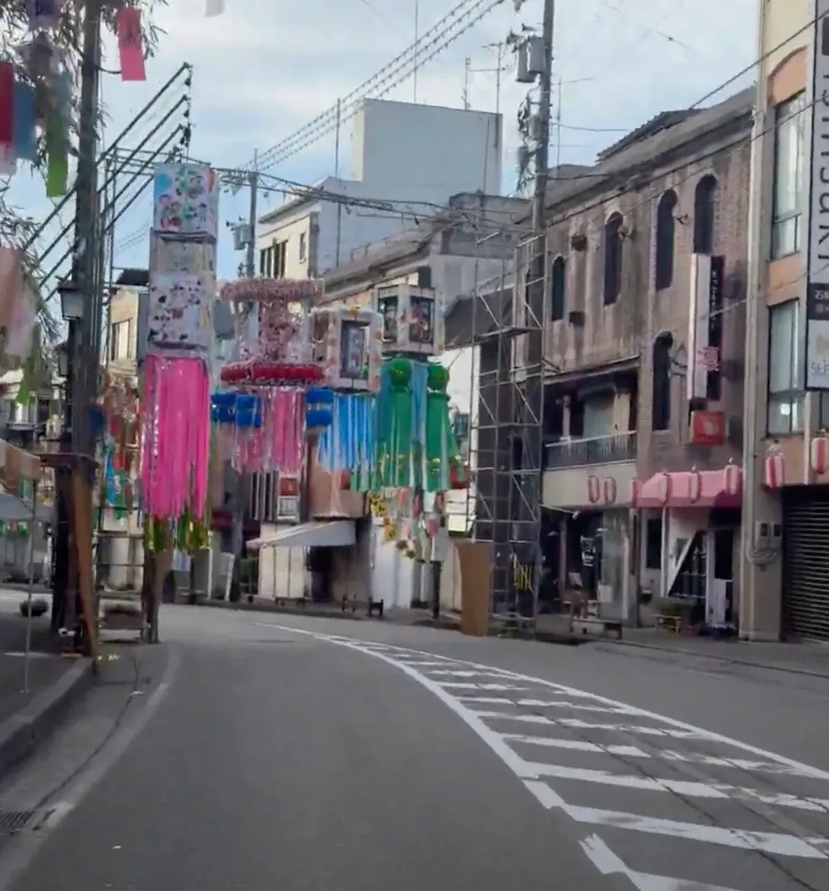 福光駅の七夕祭り